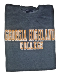 MV Sport Georgia Highlands College Sudadera Camisa Gris Oscuro Manga Larga Talla S - Imagen 1 de 4