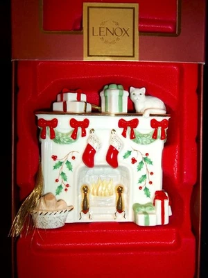Lenox Holiday Hearth adorno de Navidad nuevo en caja 🎀🎁 Foto 1 de 3
