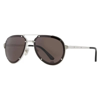 Gafas de sol Cartier Santos de Cartier gris piloto para hombre titanio CT0195S 001 60 Foto 1 de 4