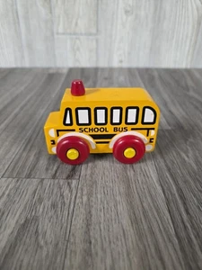 Yellow Wooden School Bus The Montgomery Schoolhouse Vermont Vintage - Picture 1 of 5