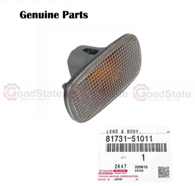 Genuine Prado 120 Series TRJ LJ KZJ KDJ GRJ Side Repeater Turn Signal Lamp Lens - Image 1 of 3