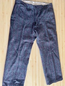 Pantalone vintage anni 90 Woolrich lana grigio a quadri taglia 38x29 - Foto 1 di 5