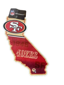 Rico Industries NFL Football State Shape Shape Cut Pennant - Home and Living Roo - Picture 1 of 9