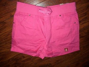 Arizona Jeans Co. BOLD PINK Shorty Shorts Size 16 Reg New MSRP $26  100% COTTON - Picture 1 of 7
