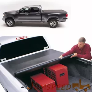 Soft Roll Up Tonneau Cover Crew 5'7" Bed For 2009 - 2017 Dodge Ram Crew New - Picture 1 of 9