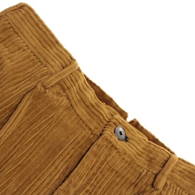 Incotex новый с Ярлыками Chinos / повседневный вельветовые брюки размер 48L (США 32) сужающийся крой в коричневый - Изображение 1 из 4