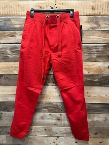 Jordan Craig Men's Cotton Fleece Sweat Pants (S, Fire Red) (4491) D3(A486T) - Picture 1 of 2