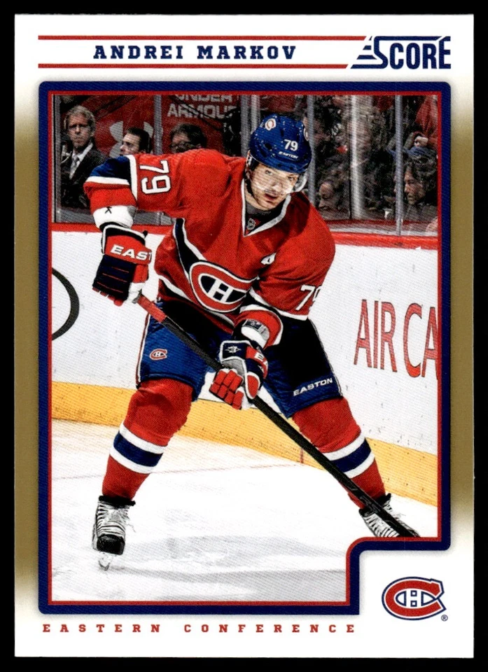 2012-13 Score Glod Rush Andrei Markov Montreal Canadiens #252 - Image 1 of 2