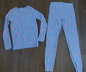 Crewcuts JCrew Girls Blue Unicorn Pajama Size 12 GUC - Picture 1 of 4