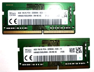 8GB DDR4 RAM Arbeitsspeicher SK Hynix SO-DIMM 3200 PC4-25600 für Notebook Laptop - Bild 1 von 1