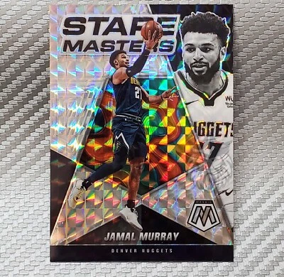 Jamal Murray SP 📈 2021-22 Mosaic Stare Masters SILVER MOSAIC Prizm #21 Nuggets - Image 1 of 2