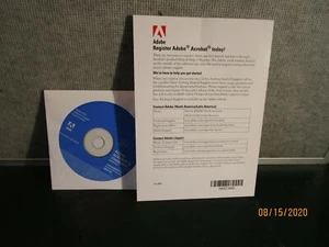 ADOBE ACROBAT 8 Standard Back Up Disc MU578 Factory Sealed - Picture 1 of 2