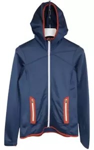 Ortovox Merino Inside Kapuze Damen M Reißverschluss Daumen Löcher Blau - Bild 1 von 12