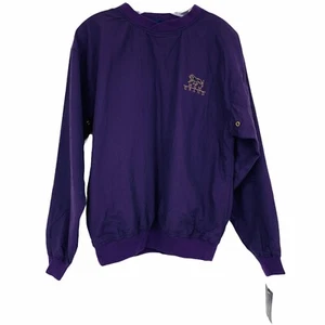 Vintage Las Vegas Windbreaker Jacket MGM Grand Hotel Purple Pullover Adult L - Picture 1 of 8