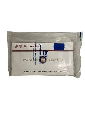 1967 NÃO ABERTO Jeep Universal CJ5 CJ6 Manual do Proprietário OM-1056-R3 - Imagem 1 de 4