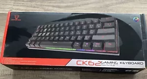 Motospeed CK62 Gaming Keyboard rGB Lighting Effect, N-key Rollover, 61 Keys /5 - Picture 1 of 12