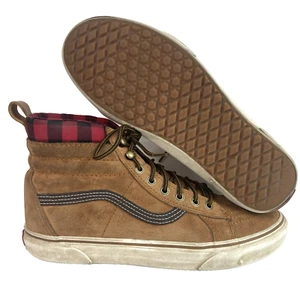 Scarpe da skate Vans Sk8 Hi Mte da uomo taglia 10 scamosciate zenzero smaltate Scotchgard 3M - Foto 1 di 19