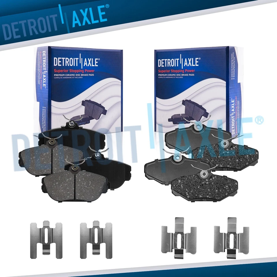 Pastilhas de freio dianteiras e traseiras de cerâmica para 1994 - 1996 1997 1998 1999 2000 Taurus Sable - Imagem 1 de 4