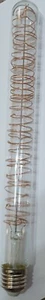 Decorative tube clear glass, copper string LED light bulb, E27, 300mm, 4000k - Picture 1 of 2