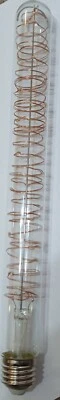 Decorative tube clear glass, copper string LED light bulb, E27, 300mm, 4000k - Image 1 of 2