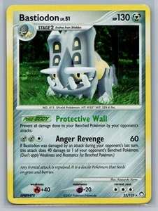 Pokemon D&P Mysterious Treasures 2007 baraja Exc 21/123 Bastiodon Holo raro - Imagen 1 de 2
