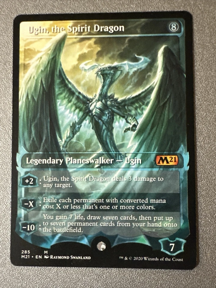 Ugin The Spirit Dragon M21 Showcase Borderless NM Condition - Image 1 of 2