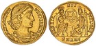 Römische Kaiserzeit Solidus 337-361 Constantius II   vz   109879