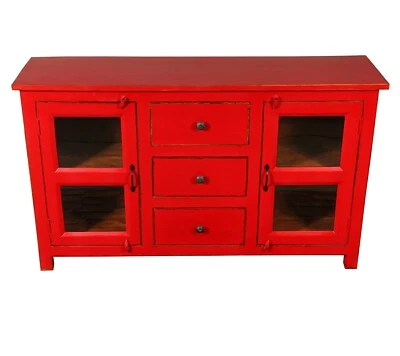 Reclaimed Solid Teak Wood Cabinet, Handcrafted & Extremely - Stunning. - Image 1 of 4