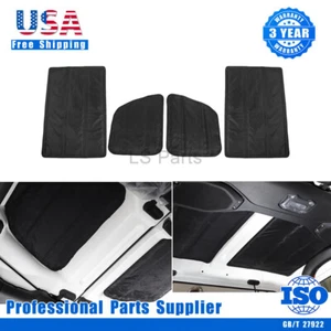 Headliner Roof Heat Sound Insulation Cotton Kit For Jeep Wrangler JL 2-Door 18+ - Foto 1 di 9