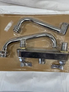 Fisher 60151 Deck Mounted Stainless Steel Faucet with 8" Centers - Picture 1 of 4