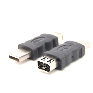 New Firewire IEEE 1394 6 Pin Female to USB Type A Male Adaptor Adapter GT - Picture 1 of 4