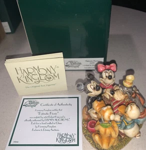 HARMONY KINGDOM DISNEY New In Box EXCLUSIVE PATRIOTIC PICNIC LE 500 A/P Mint - Picture 1 of 7