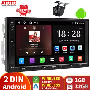 ATOTO A5L CAM+Doppio 2 DIN 7" Android Autoradio CarPlay Bluetooth DSP AUX - Foto 1 di 12