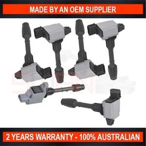 SWAN Ignition Coil Set for Nissan Elgrand E50 2000-2001 3.5L Cylinders 1-6 - Picture 1 of 2