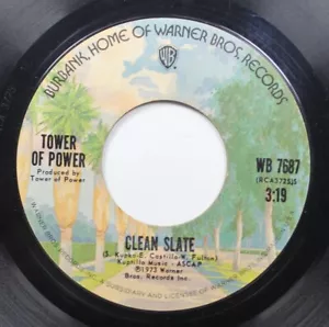 Funk 45 Tower Of Power - Clean Slate / So Very Hard To Go On WB - Picture 1 of 2
