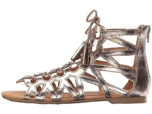 BIG GIRL REPORT *CELESTE* PELTRE GLADIADOR SANDALIAS TALLA 2 M - Imagen 1 de 6
