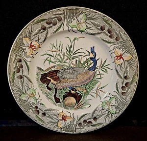 THE BIRDS OF AMERICA ADAMS CHINA CANADA GOOSE DINNER DECORATIVE PLATE - Afbeelding 1 van 2