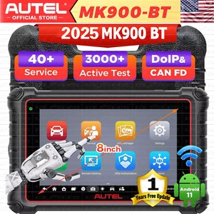 2025 Autel MaxiCOM MK900BT Diagnostic Scanner Tool FCA Active Test Upgrade MK900 - Picture 1 of 15
