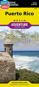 Puerto Rico Map (National Geographic Adventure Map, 3107) - Foto 1 di 12