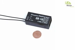 Receptor GR-16 HoTT, 2,4 GHz, 8 canales Graupner 33508 - Imagen 1 de 2