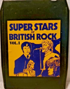 VINTAGE 8 TRACK TAPE - SUPER STARS OF BRITISH ROCK VOL. 1 - Eric Clapton - Bild 1 von 2