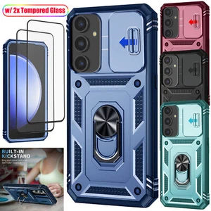 Funda de teléfono para Samsung Galaxy S23 FE anillo soporte cubierta con protector de pantalla - Imagen 1 de 53