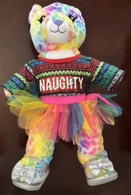 Build A Bear BAB Run Wild Rainbow Cheetah Leopard Plush 2023 - Image 1 of 4