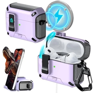 Compatible avec étui AirPods Pro 2Compatible avec Chargement MagSafe Pop-up A... - Photo 1 sur 6