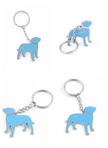 NEW PAUL SMITH KEYRING - STYLISH BLUE & SILVER 'DOG' KEYRING RRP £125 - Picture 1 of 5
