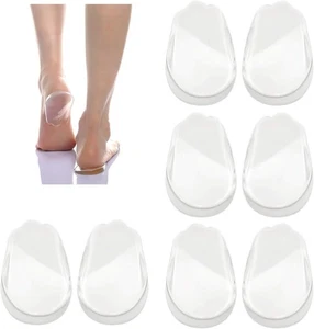 4 Paar orthopädische Einlegesohlen für Damen und Herren, medial & 4 transparent - Bild 1 von 7