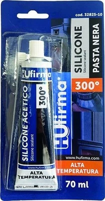 Silicone alte temperature pasta nera sigillante refrattario alta temperatura - Immagine 1 di 4