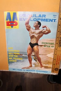 1968 Muscular Development Bodybuilding Bill Pearl Chuck Connors Vince Levinson - Picture 1 of 4