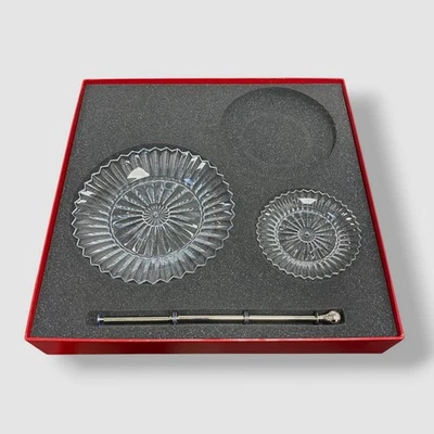 Baccarat Mille Nuits Vidrio Cristal Hornear Pastel Pastelería Soporte en Niveles Foto 1 de 2