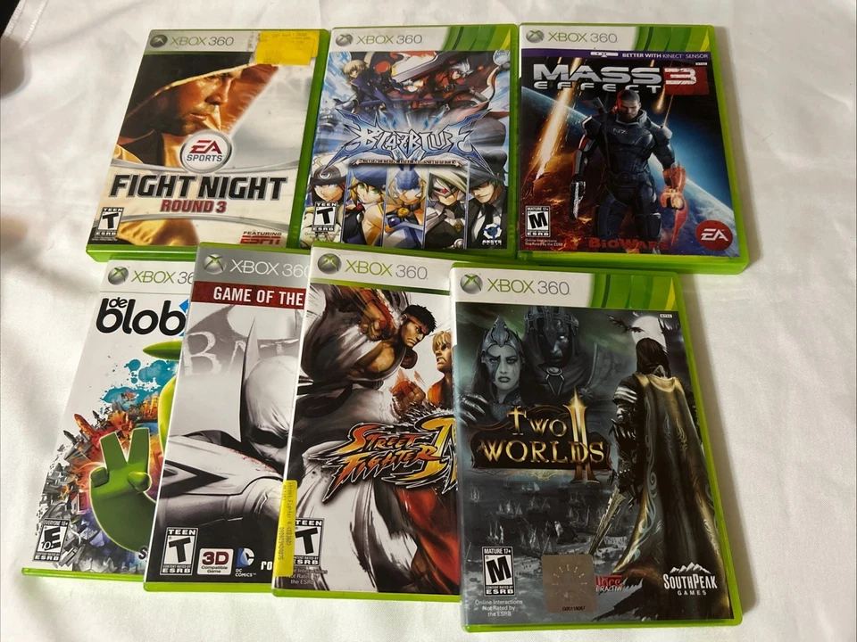 Комплект игр для Xbox 360–7. Fight Night Street Fighter, Mass Effect, Batman и многое другое - Изображение 1 из 4